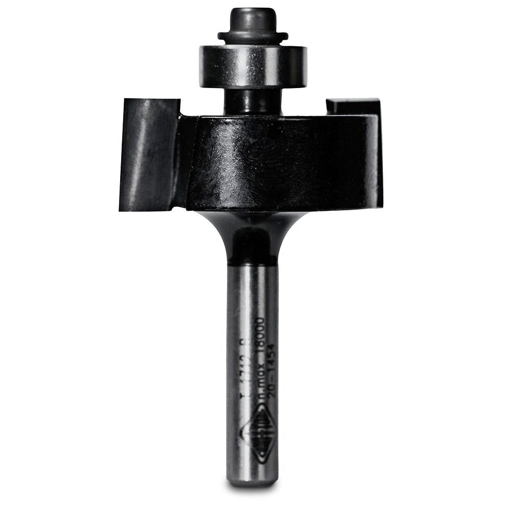 CARBITOOL Router Bit TCT Rebating Bit 3 8inch Rebate 1 4inch -Shank T 1712 B