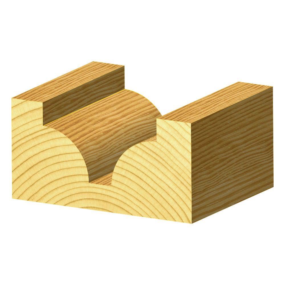 CARBITOOL Router Bit TCT Beading 1 4inch -Radius 1 4inch Shank TBB 8