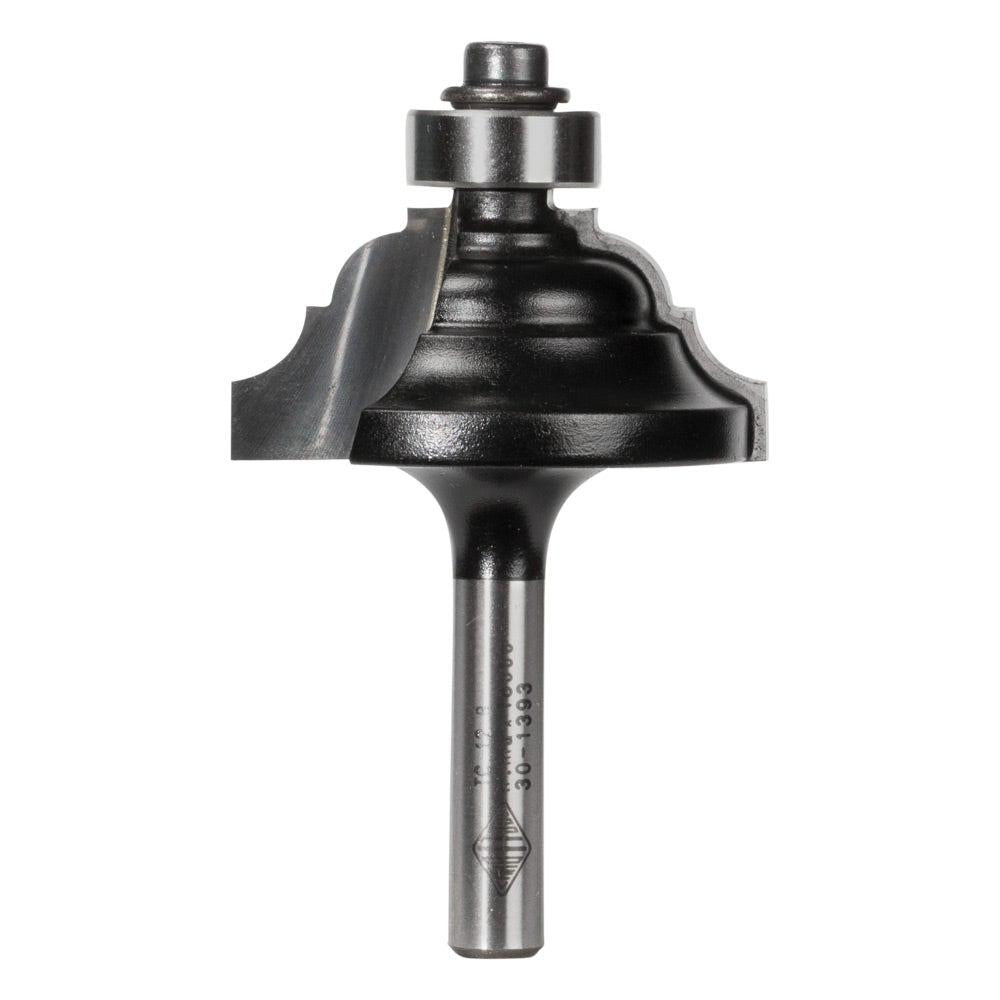 CARBITOOL Router Bit TCT Classical w.Bearing 3 16inch -Radius 1 4inch -Shank TC 12 B