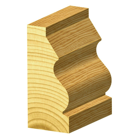 CARBITOOL Router Bit TCT Face Moulding 1.3 4inch -Diameter 1 2inch -Shank TFM 32 B 1 2
