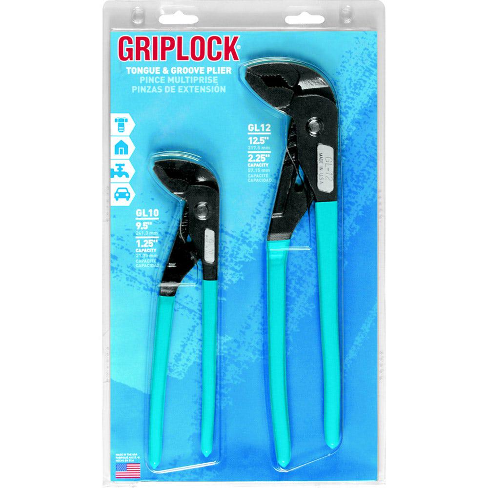 CHANNELLOCK 241mm and 317mm Multigrip Plier Set - 2 Piece GLS-1