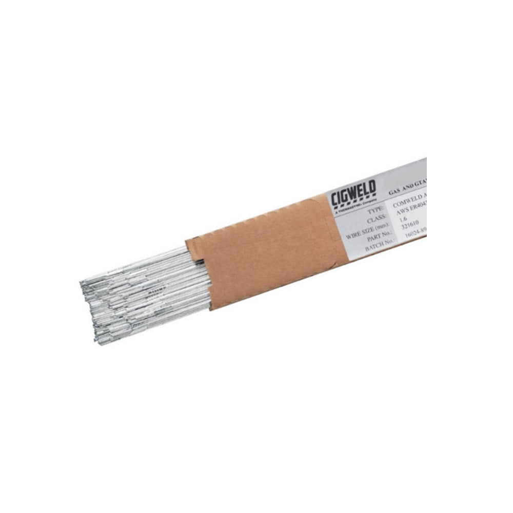 Cigweld Comweld AL5356 Aluminium TIG Rod, 1.6mm - Part 321640