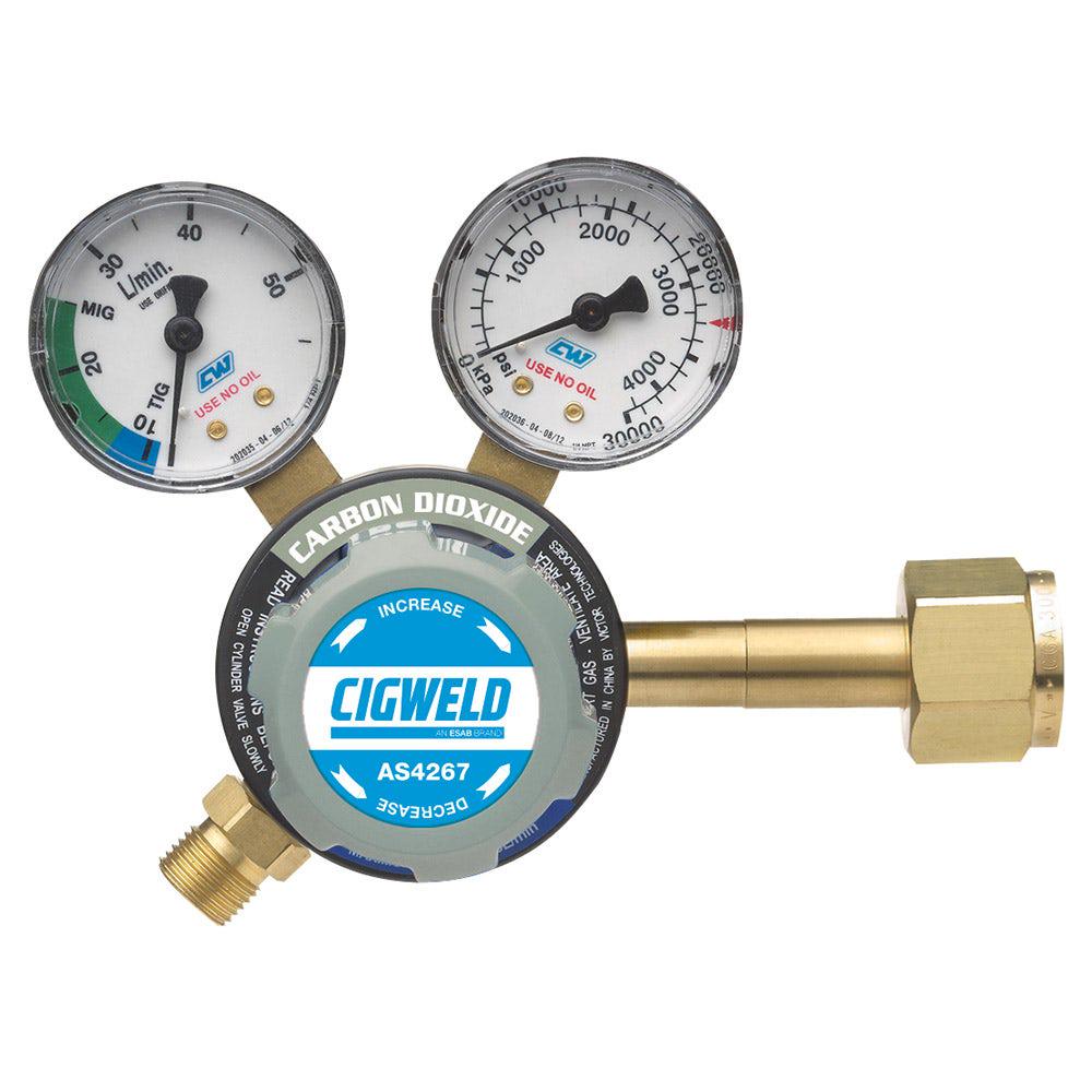 Cigweld WeldSkill CO2 Regulator, 20 LPM - Part 201008