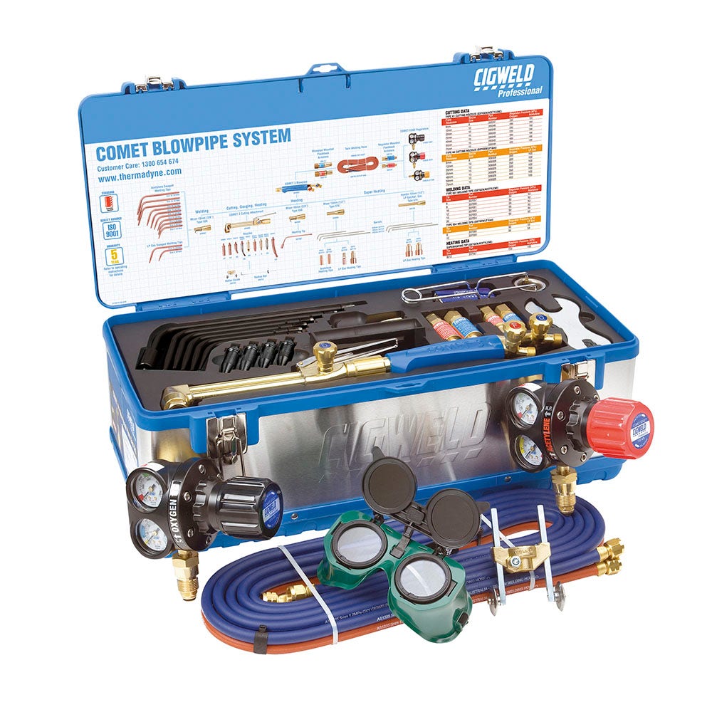 Cigweld Comet Edge Professional Plus Kit, Oxy-Acet - Part 308313