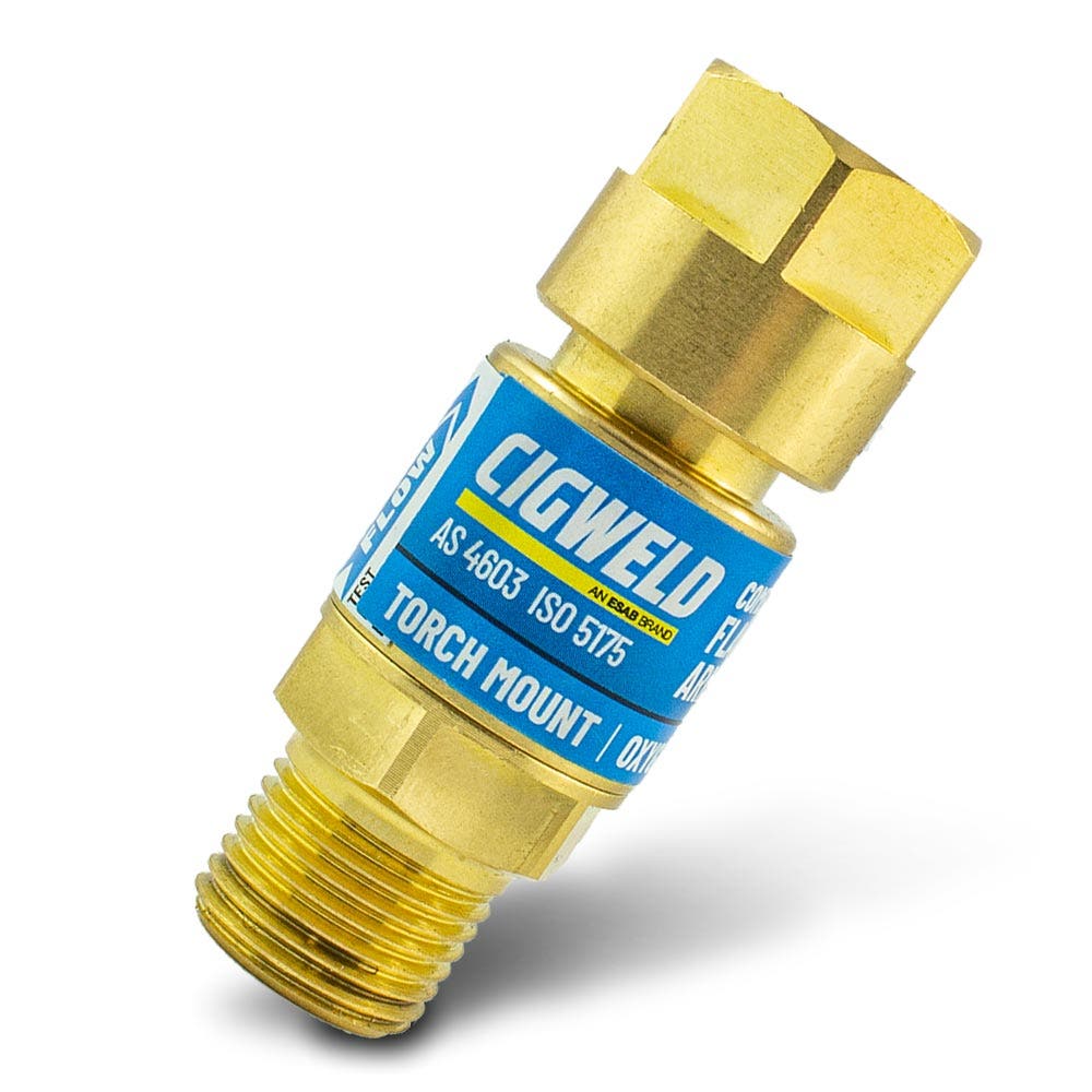 Cigweld Comet Flashback Arrestor, Torch Mount, Oxy/Fuel Set - Part 208512