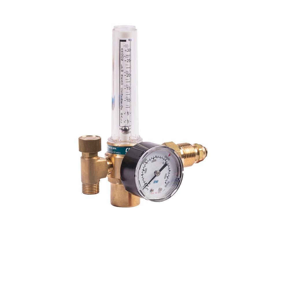 Cigweld CutSkill Argon/CO2 Regulator, Side Inlet - Part 201031