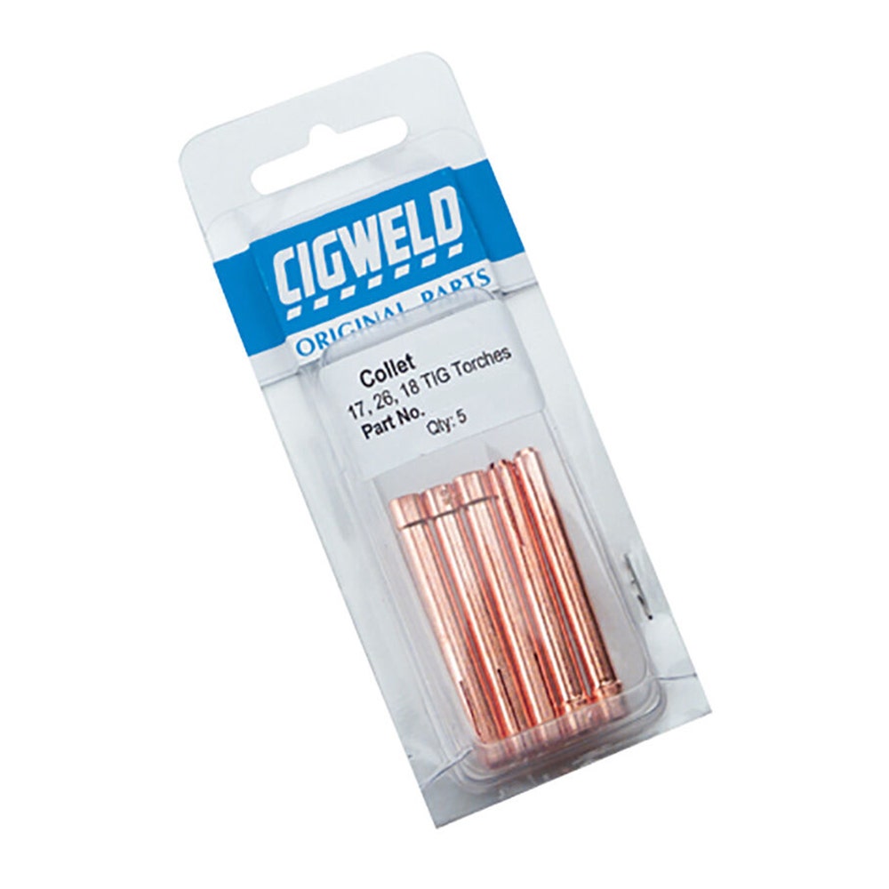 Cigweld TIG Collet, 1.6mm, 5 Pack - Part BG10N23 R