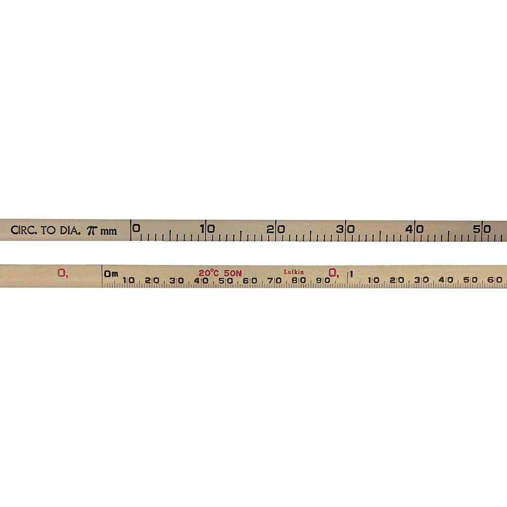 CRESCENT LUFKIN 10mm x 6m Artisan Diameter Chrome Clad Tape Measure C106PMN