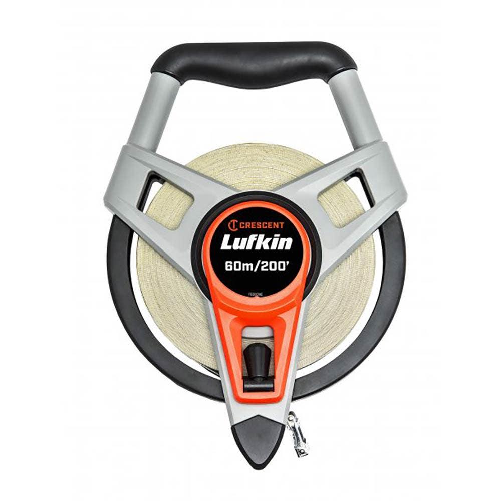 CRESCENT LUFKIN 60M 200' X 13MM Long Fibreglass Tape Measure FE60CME