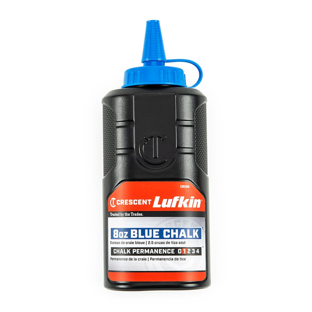 CRESCENT LUFKIN 8oz Chalk in Bottle Blue CB08B