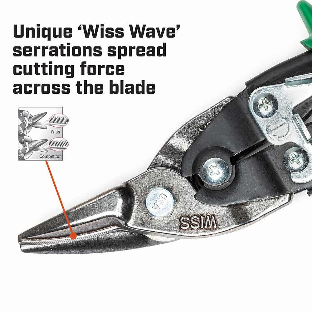 CRESCENT WISS 248mm Right Cut Tin Snips M2RAU