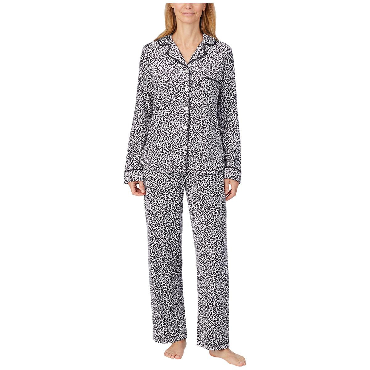 Carole Hochman Women's 2 Piece PJ Set - Blue Print