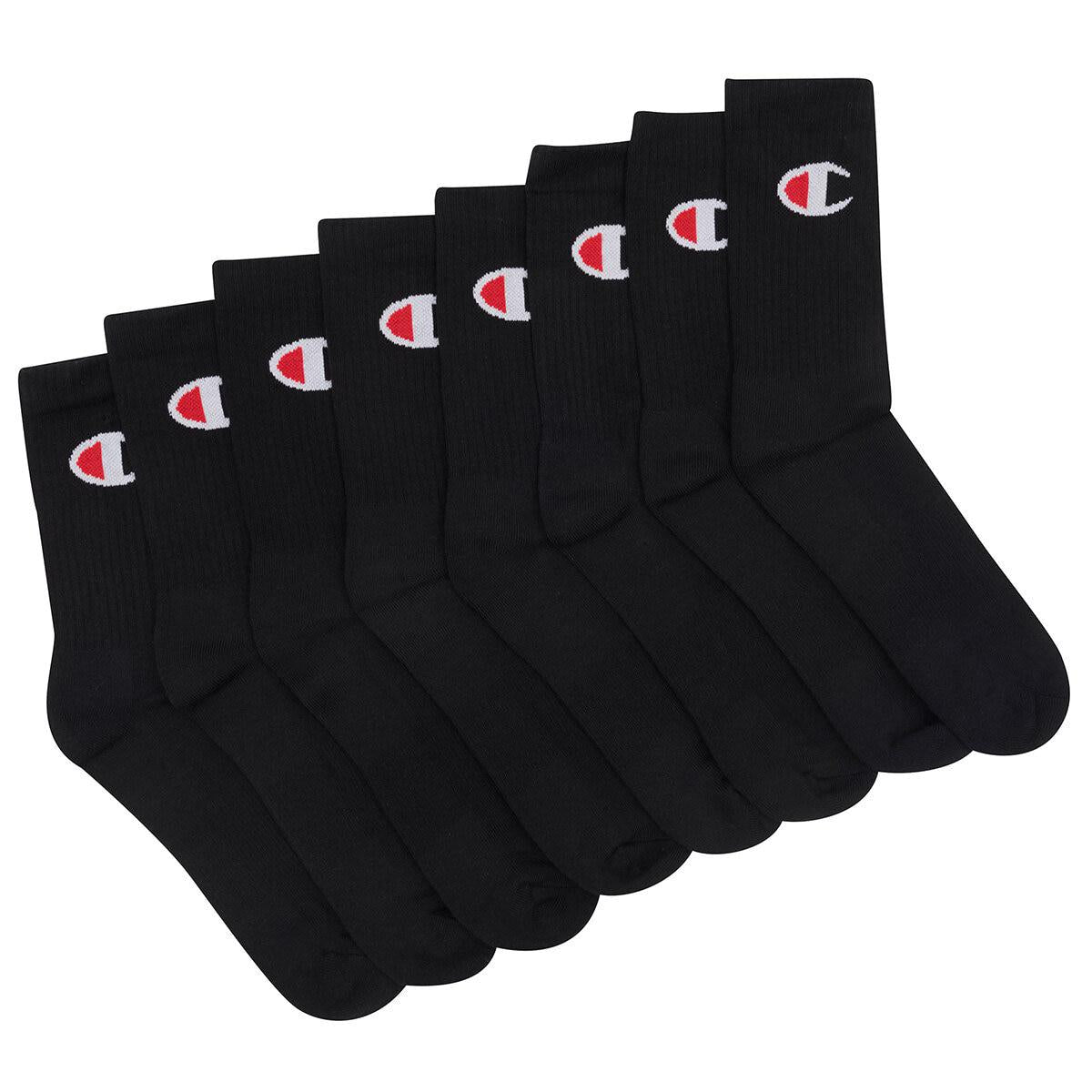 Champion 1/4 Crew Men's Sock 8 Pack