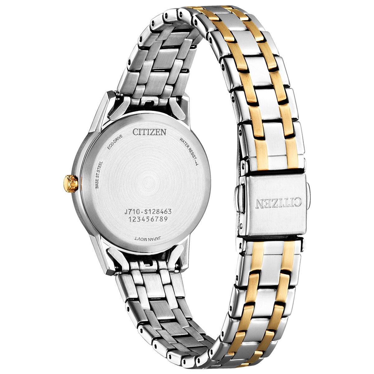 Citizen Women's Two Tone Eco-Drive Dress Watch FE1246-85A
