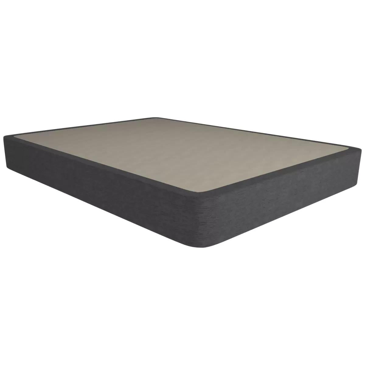 Comfort Sleep Emporio Black Evelyn Queen Mattress with Luna Floating Base Manisa Marble