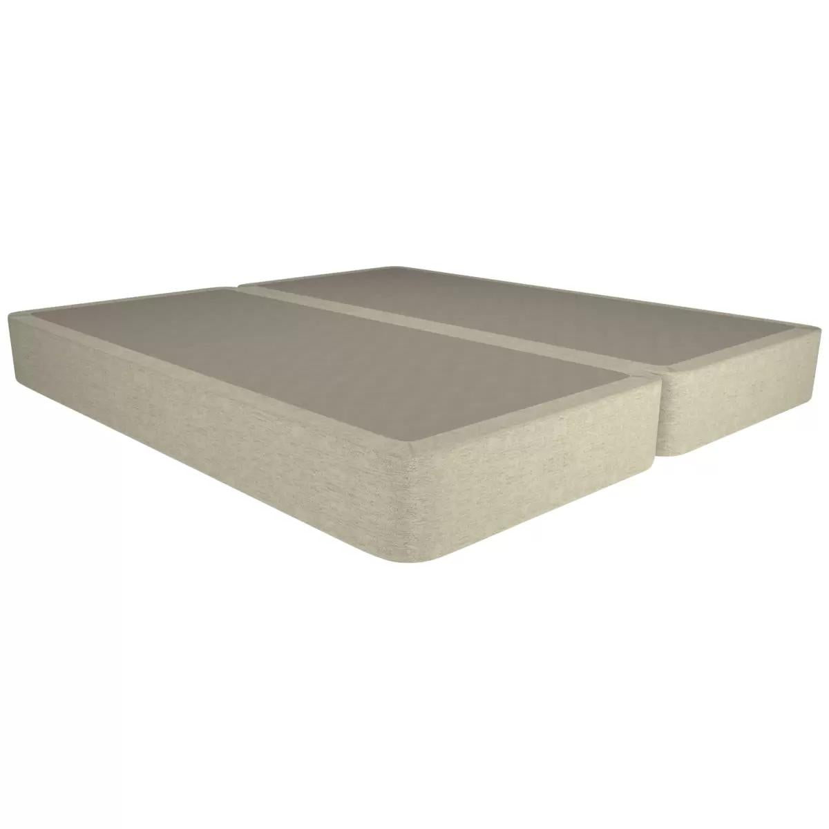 Comfort Sleep Emporio Charlotte King Mattress with Luna Floating Base Lovely Ecru