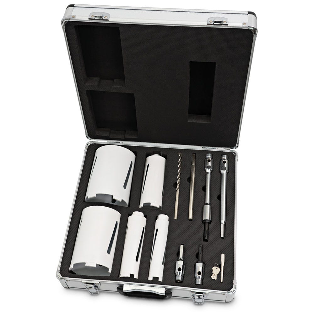 DETROIT 38-117mm Diamond Core Cutter Set - 12 Piece CC12KIT