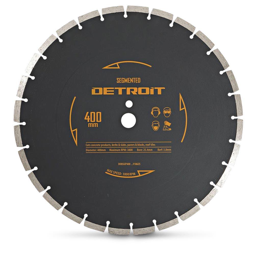 DETROIT 400mm Segmented Diamond Blade for General Purpose Cutting