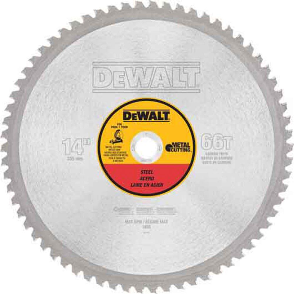 DEWALT 14 66T Heavy Gauge Ferrous Metal Cutting Saw Blade DWA7747