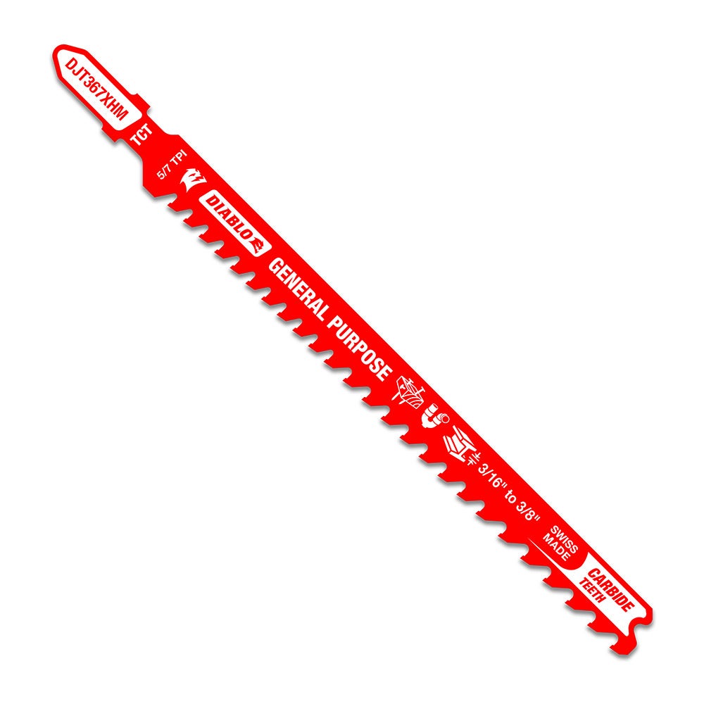 DIABLO 132mm Tungsten Carbide Jig Saw Blade For General Purpose 2608F02249