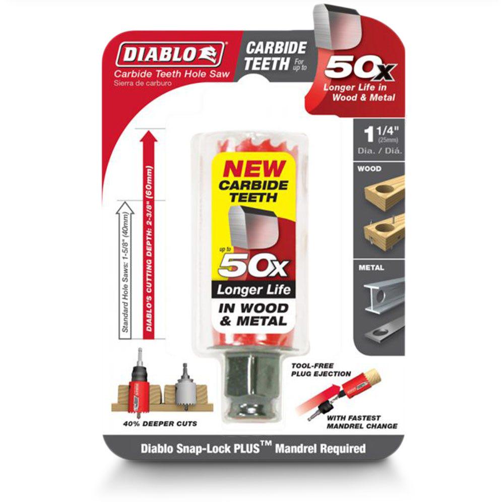 DIABLO 32mm (1.1 4inch) Quick-Change TCT Holesaw