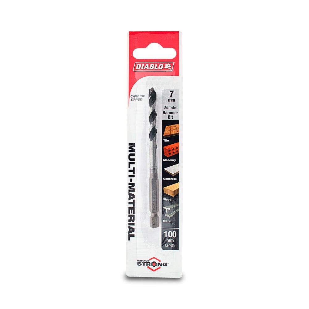 DIABLO 7 x 60 x 100mm TCT Multi-Construction Drill Bit 2608841941