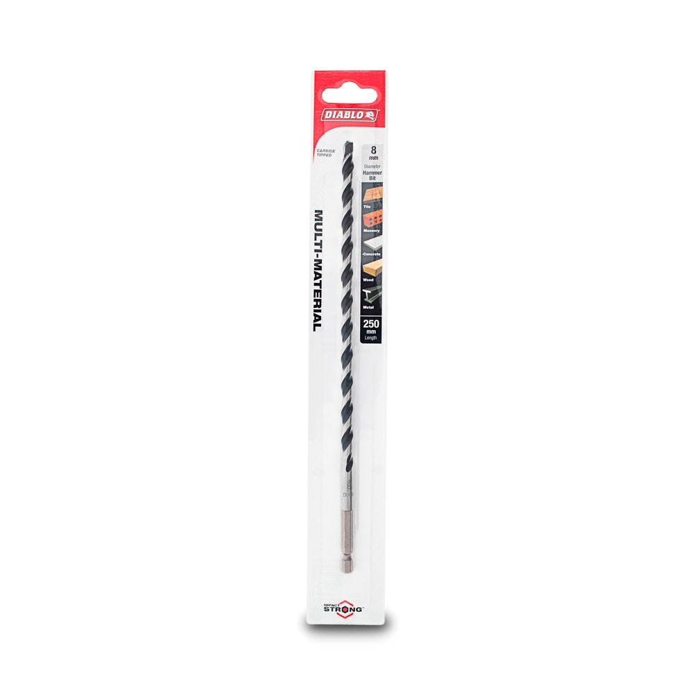 DIABLO 8 x 200 x 250mm TCT Multi-Construction Drill Bit 2608841944