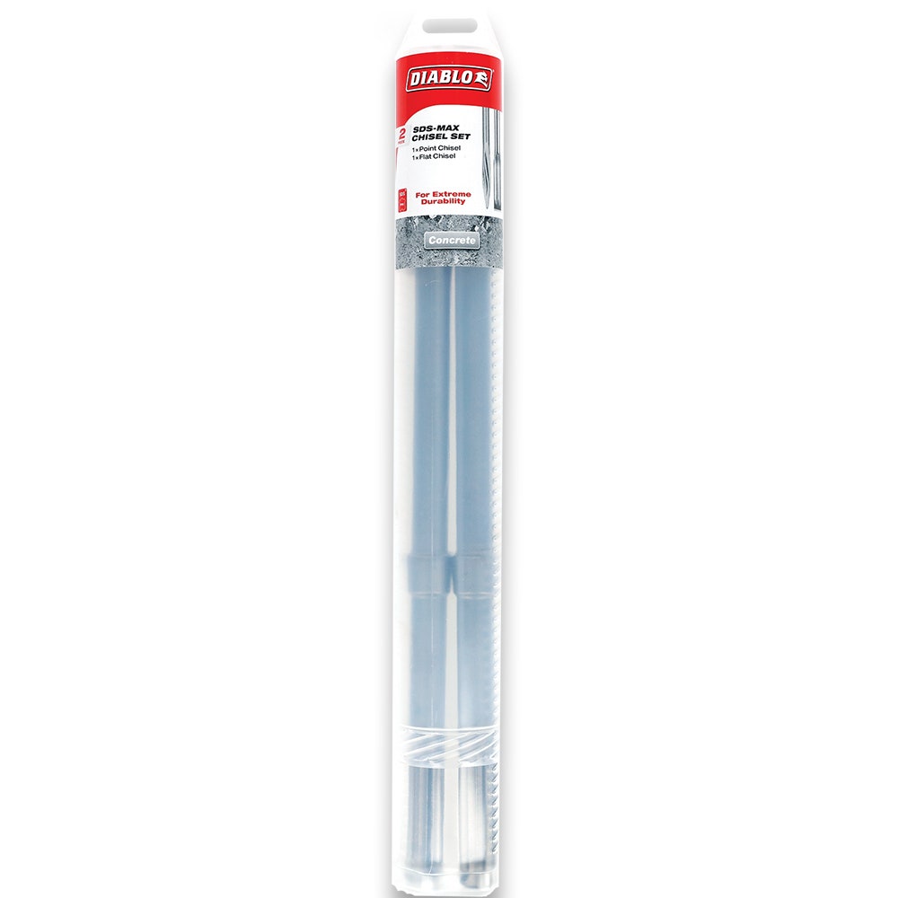 DIABLO SDS Max Chisel Set - 2 Piece 2608F03203