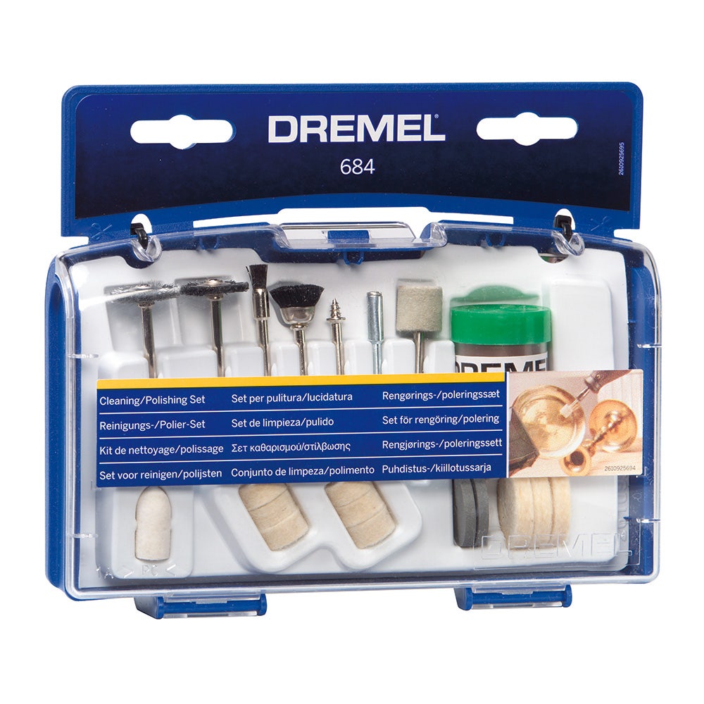 DREMEL 684 Rotary Tool Accessory Set Cleaning Polishing - 20 Piece