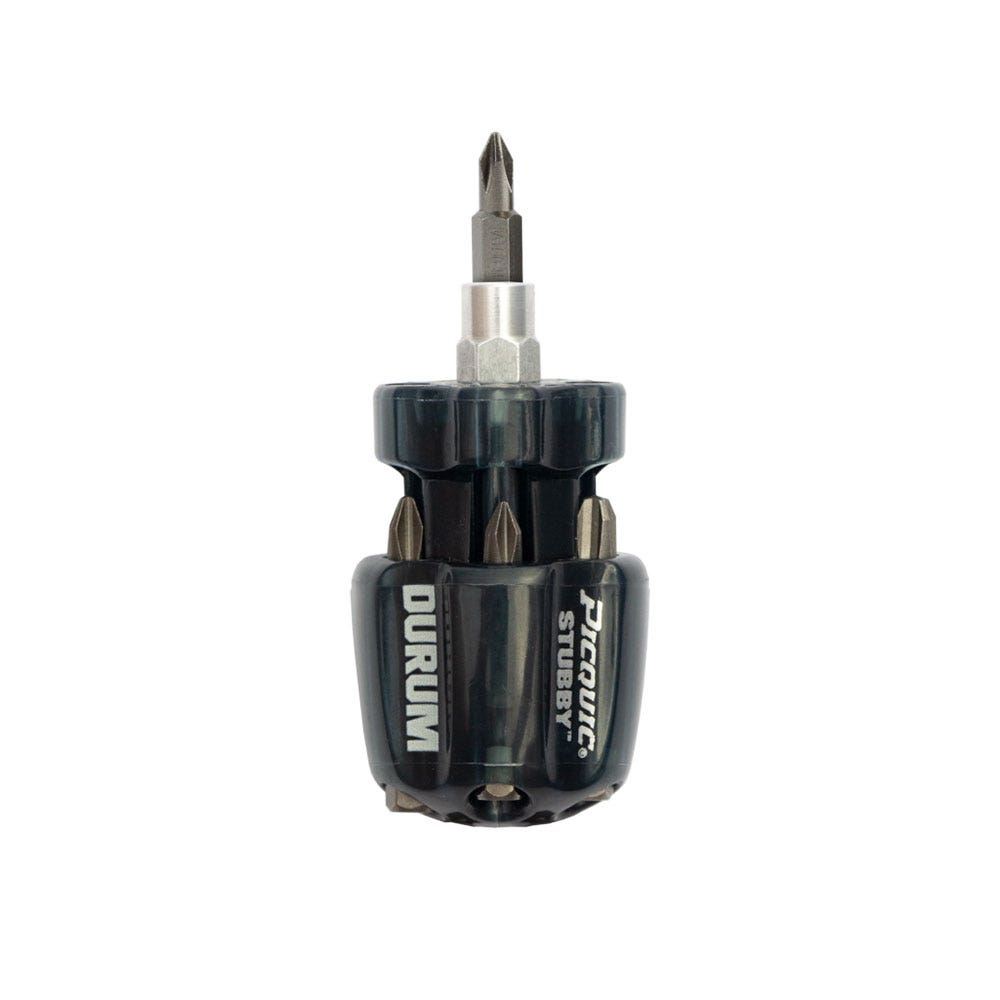 DURUM 32mm Stubby 6 Multi Bit Screwdriver DB99004