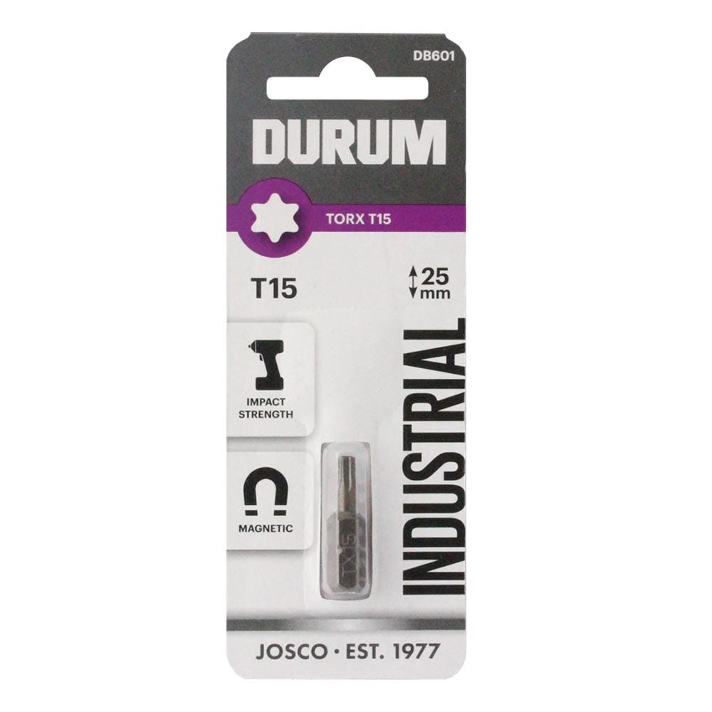 DURUM T15 x 25mm Torx Insert Screwdriver Bit