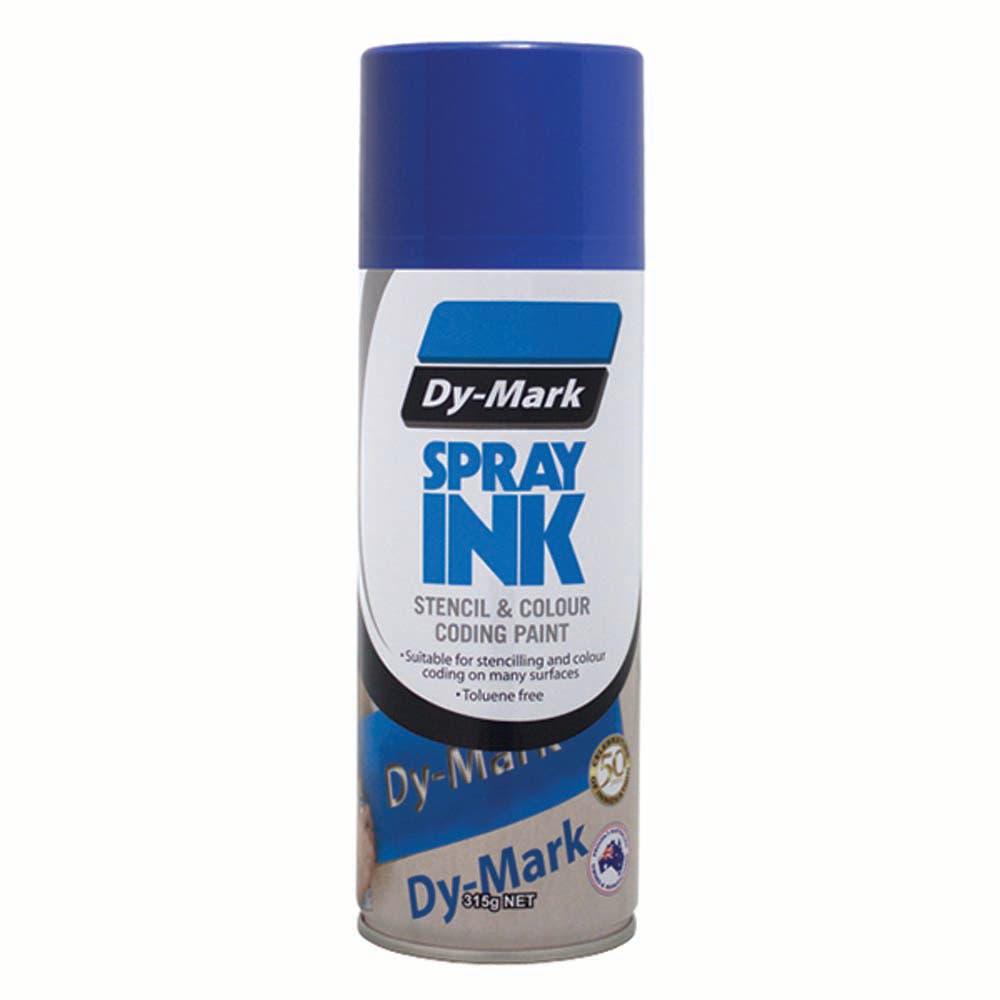 DYMARK 315g Spray Ink Blue Stencil and Colour Coding Paint 39013503