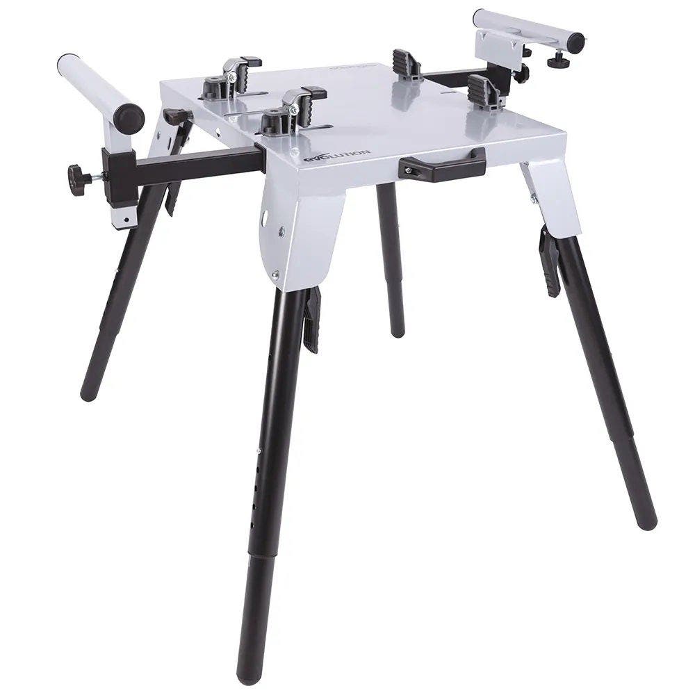 EVOLUTION 355mm 220W Cold Cut Saw + Stand Kit KIT24599