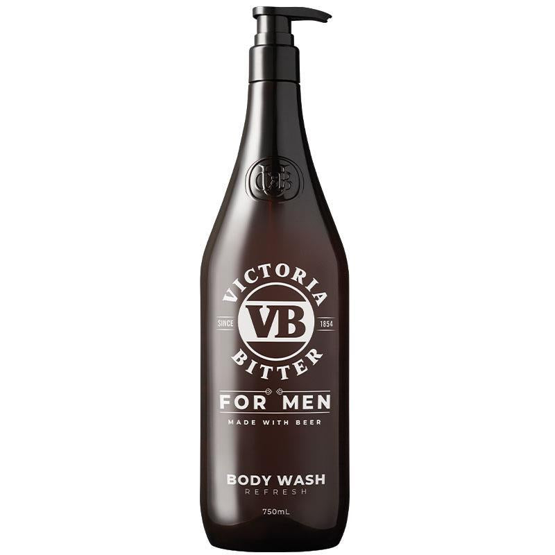 VB for Men Body Wash 750ml with Hops & Barley Extract for Deep Cleansing