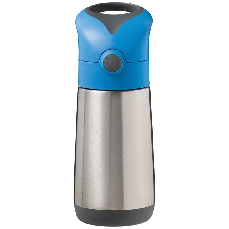 B.Box Insulated Drink Bottle Blue Slate 350ml