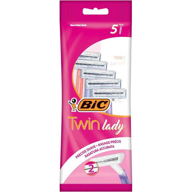 Bic Twin Blade Lady Disposable Razor - 5 Pack
