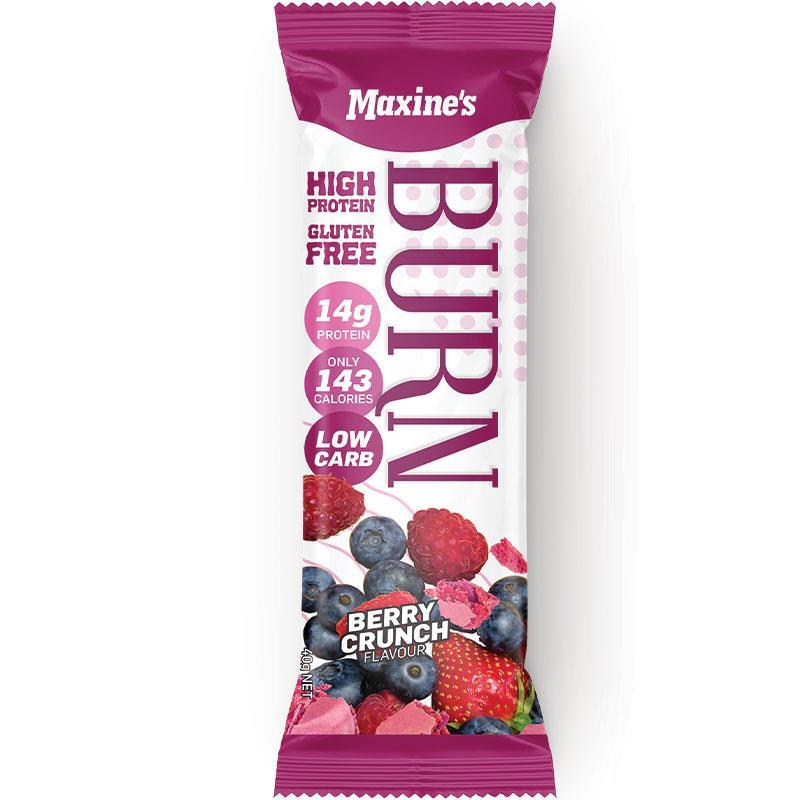 Maxine's Burn Bar - Berry Delight (40g) - High Protein Snack for Women
