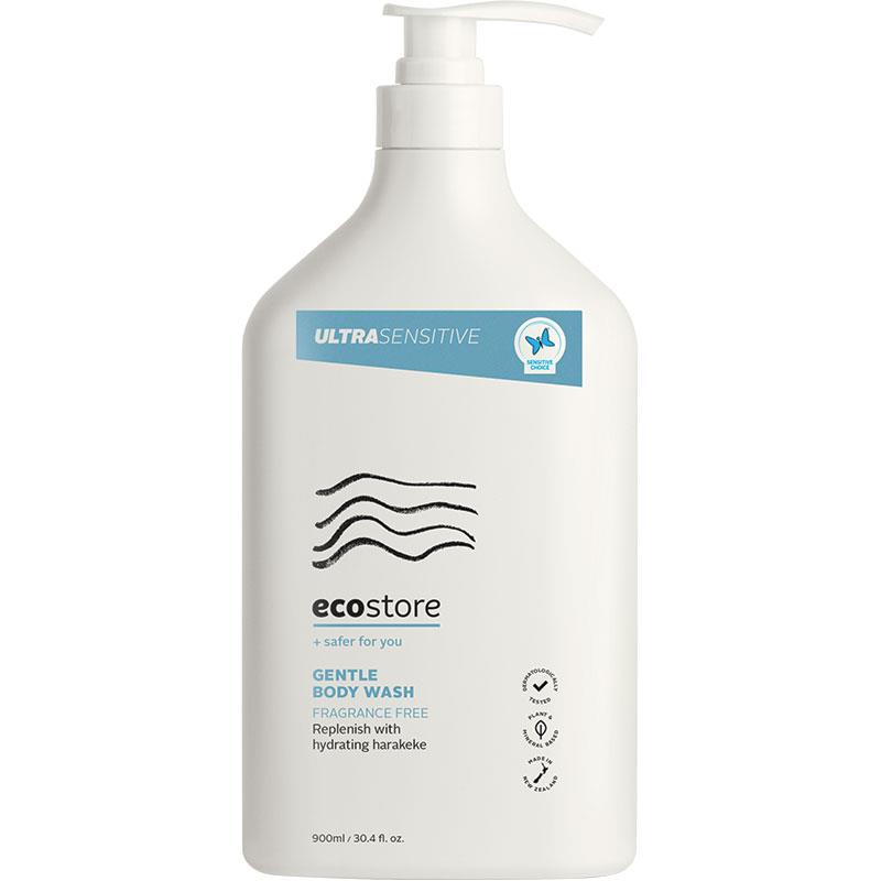 Ecostore Ultra Sensitive Body Wash 900ml - Gentle Clean for Sensitive Skin