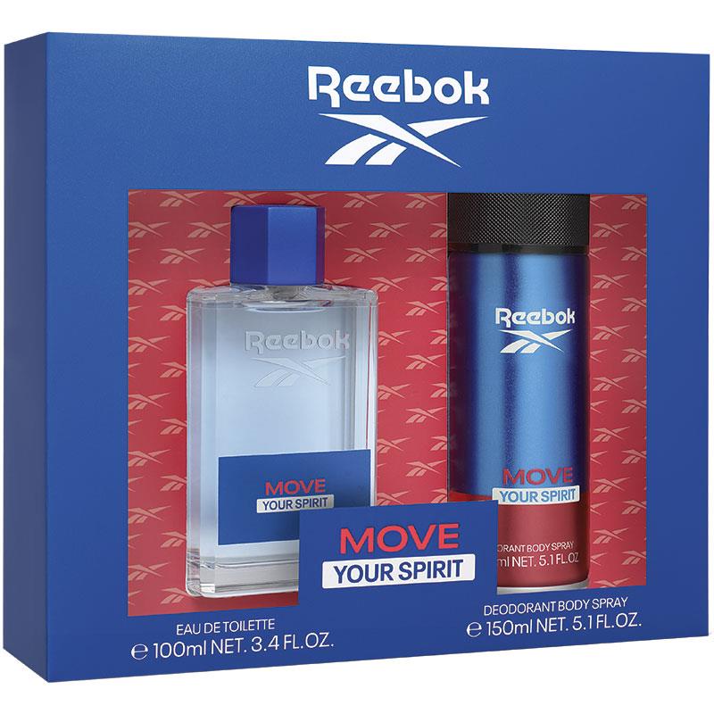 Reebok Move Your Spirit for Him Eau de Toilette 100ml 2 Piece Set