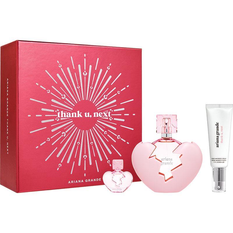 Ariana Grande Thank U Next Eau de Parfum 100ml 3 Piece Set