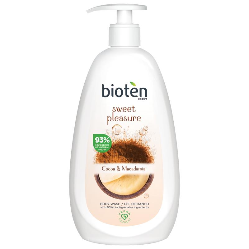 Bioten Cocoa & Macadamia Shower Cream - 700ml Moisturizing Body Wash
