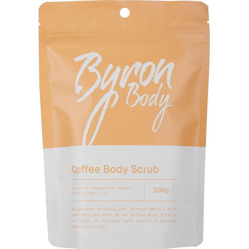 Byron Coffee Body Scrub 200g Organic Exfoliant for Smooth Skin