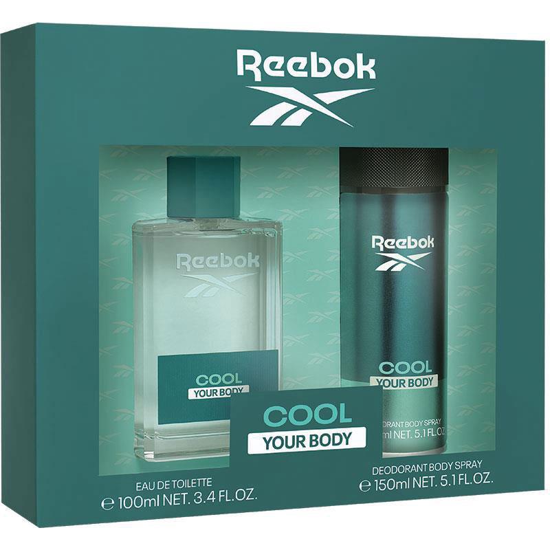 Reebok Cool Your Body For Him Eau De Toilette 100ml 2 Piece Set