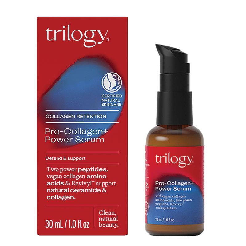 Trilogy Pro-Collagen+ Power Serum 30ml - Vegan Collagen Booster for Plump Skin