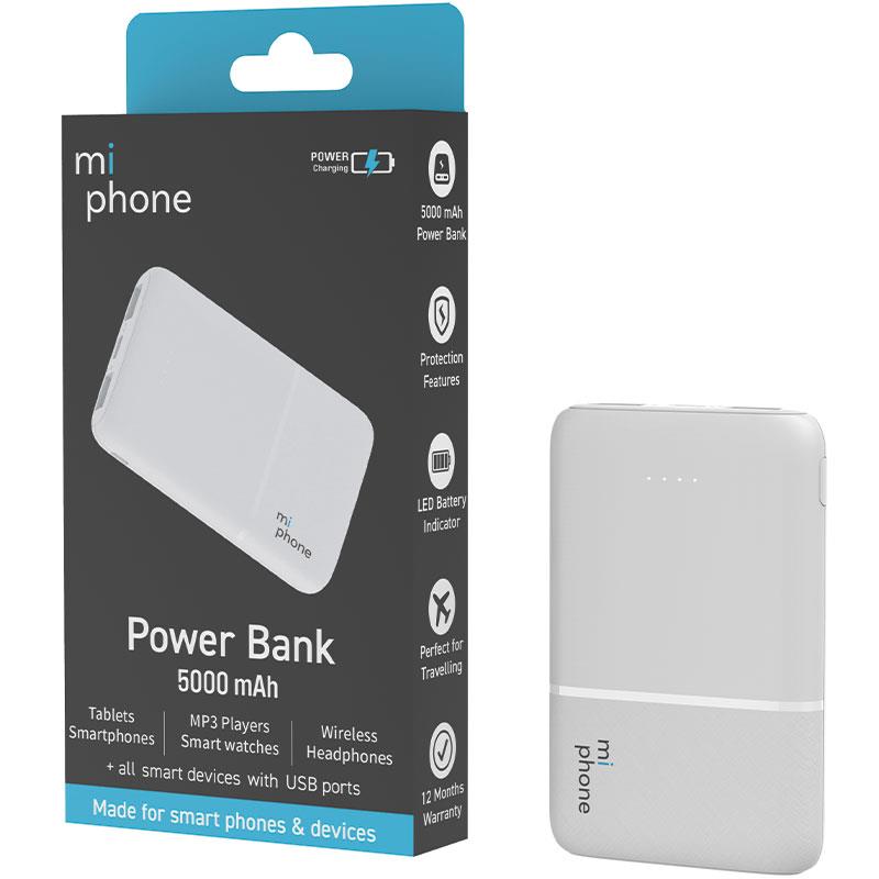MiPhone Power Bank 5000mAh - Portable Charging Solution