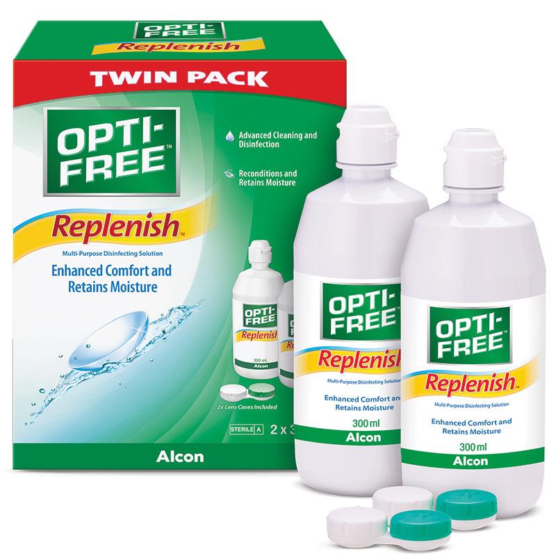 Opti Free Replenish Twin Pack 2 x 300mL