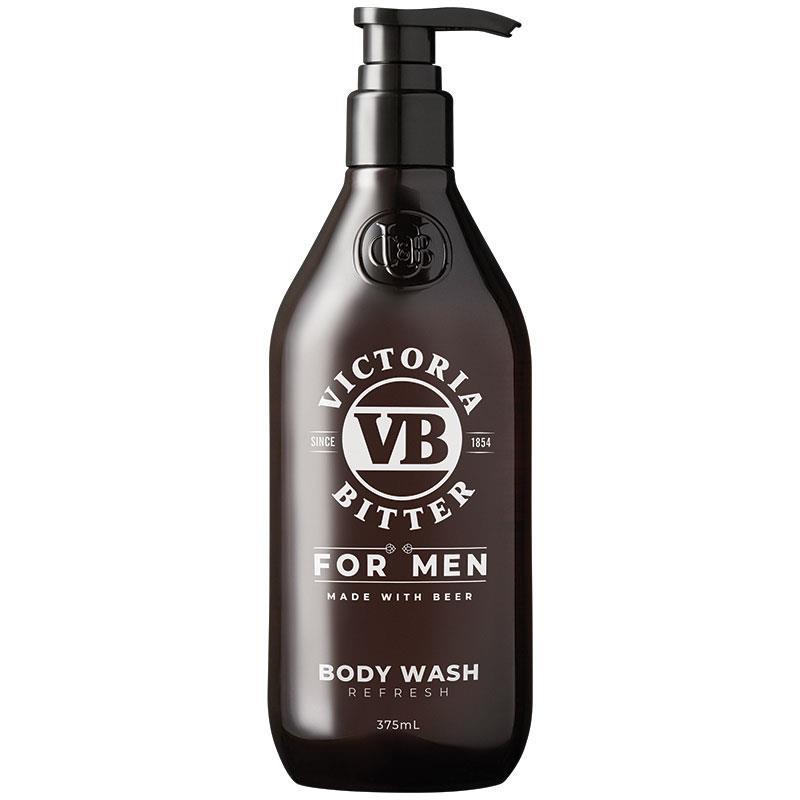 VB for Men Body Wash 375ml with Hops & Barley for Deep Cleansing