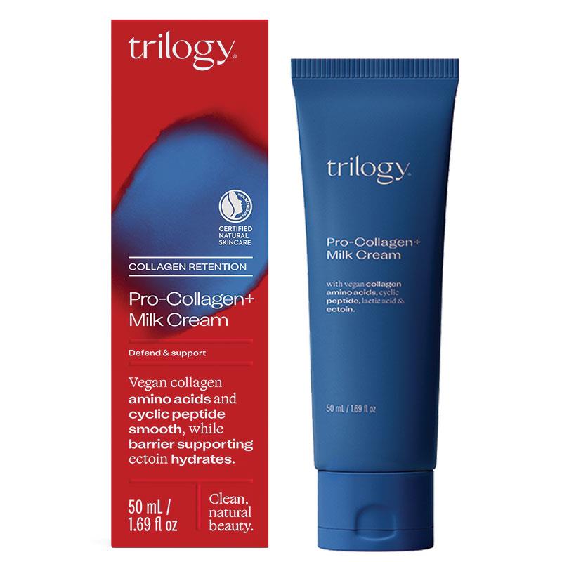 Trilogy Pro-Collagen+ Milk Cream 50ml - Plant-Powered Skin Firming