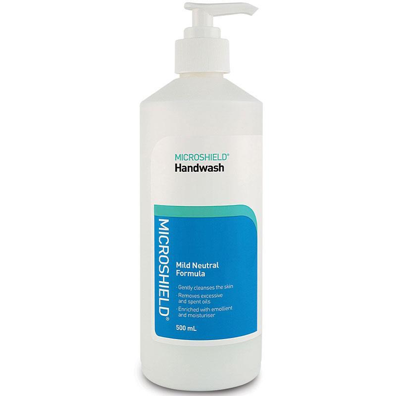 Microshield Handwash Pump 500ml - Gentle & Effective Clean