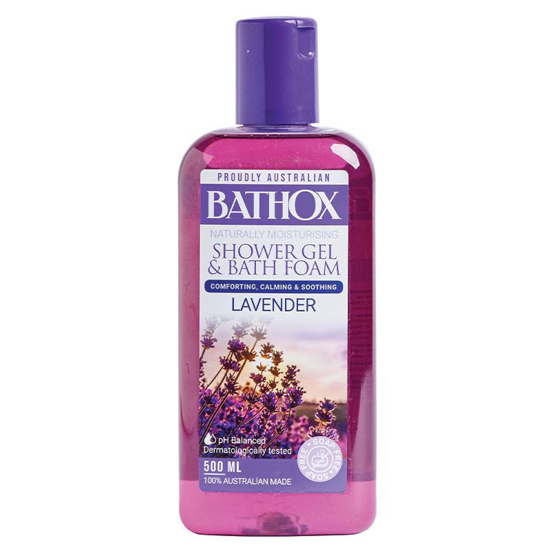 Bathox 500ml Shower Gel with Lavender & Ylang Ylang Essential Oils